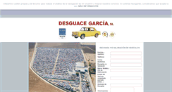 Desktop Screenshot of desguacegarciasl.com